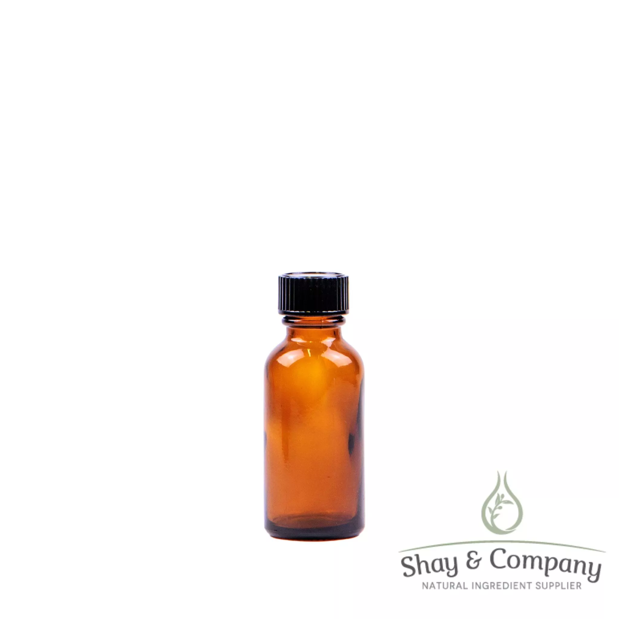 0.5OZ AMBER GLASS BOTTLE WITH PHENOLIC CAP