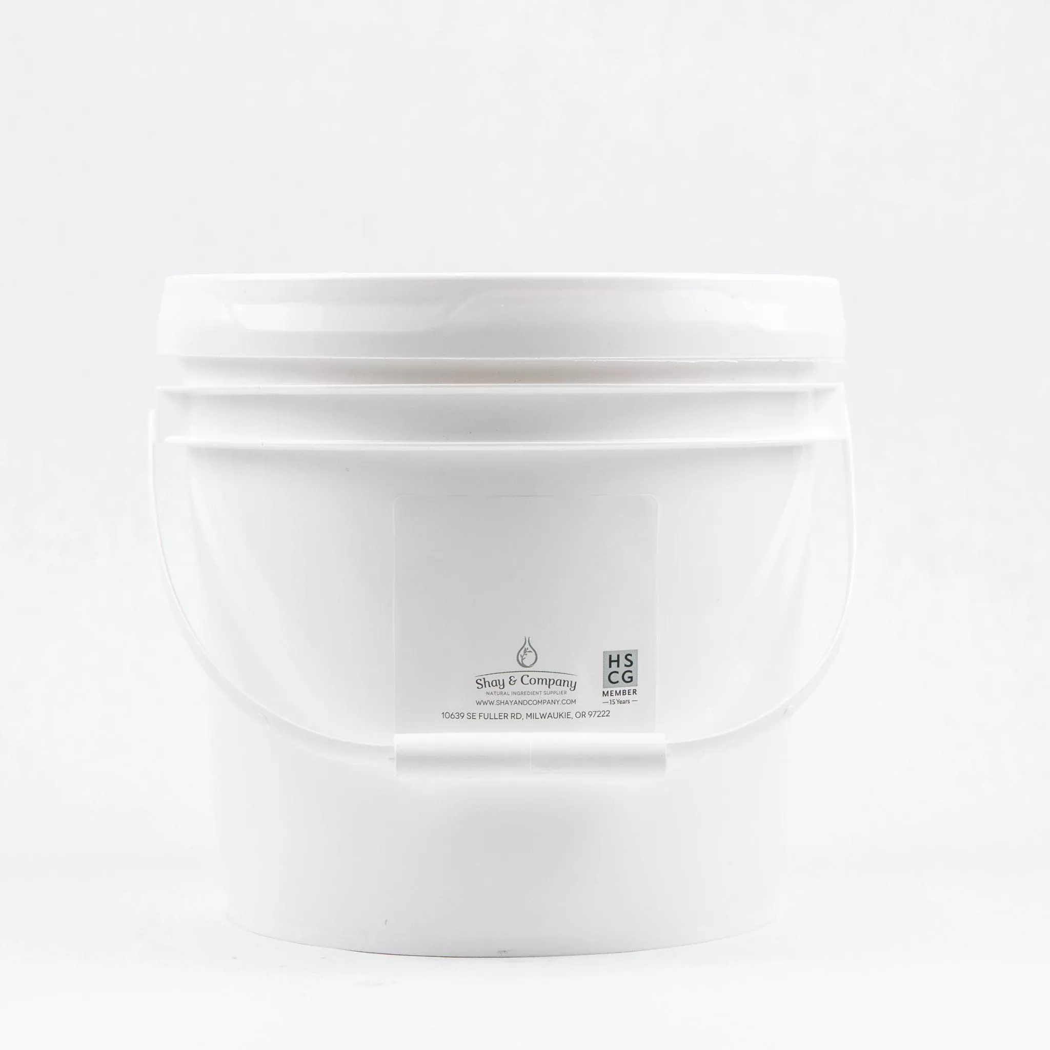 1 GALLON WHITE BUCKET WITH LID