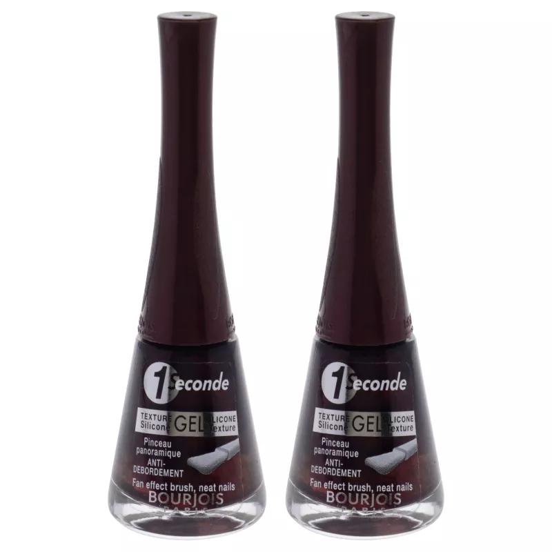 1 Seconde - 34 Violine Hypnotique By Bourjois For Women - 0.3 Oz Nail Polish - Pack Of 2