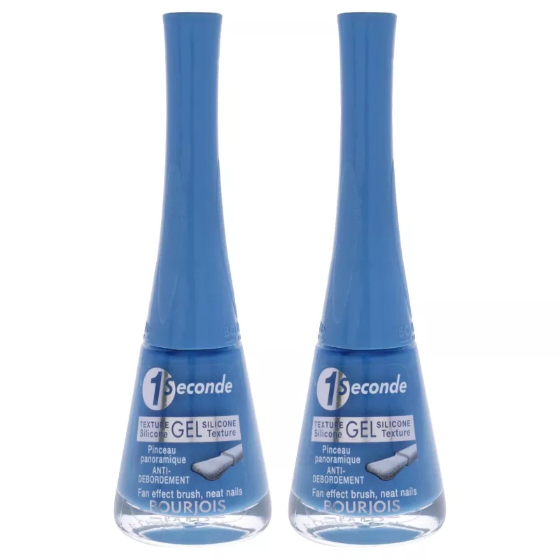 1 Seconde - 54 Blue-Tiful By Bourjois For Women - 0.3 Oz Nail Polish - Pack Of 2