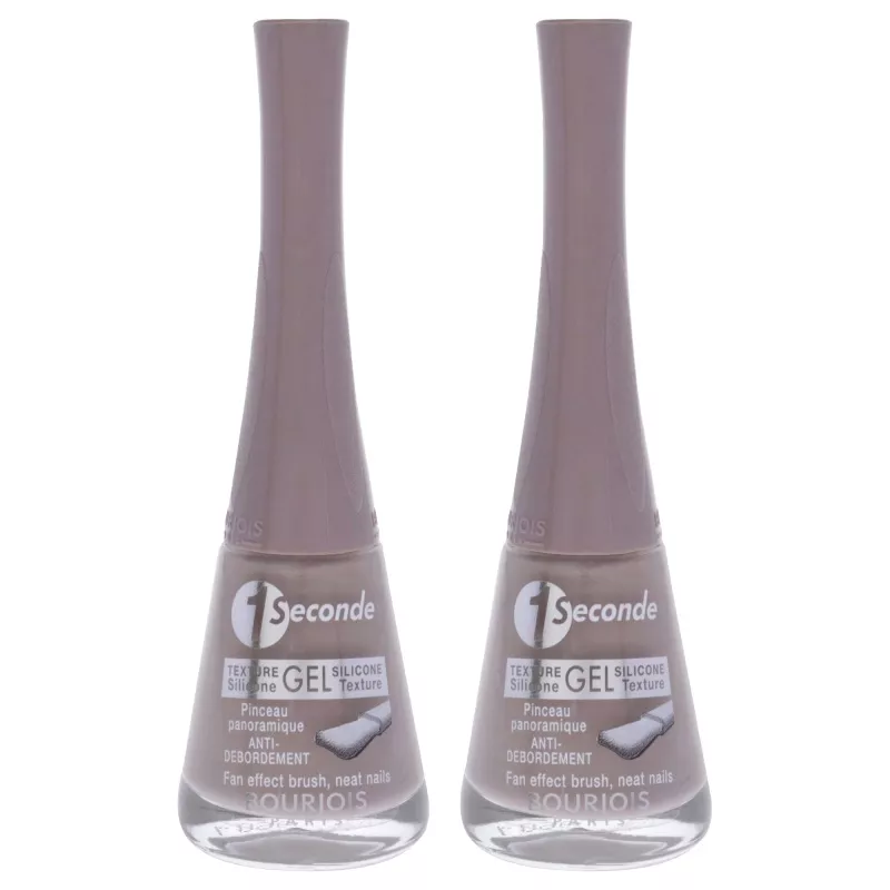 1 Seconde - 55 A-Greigee By Bourjois For Women - 0.3 Oz Nail Polish - Pack Of 2