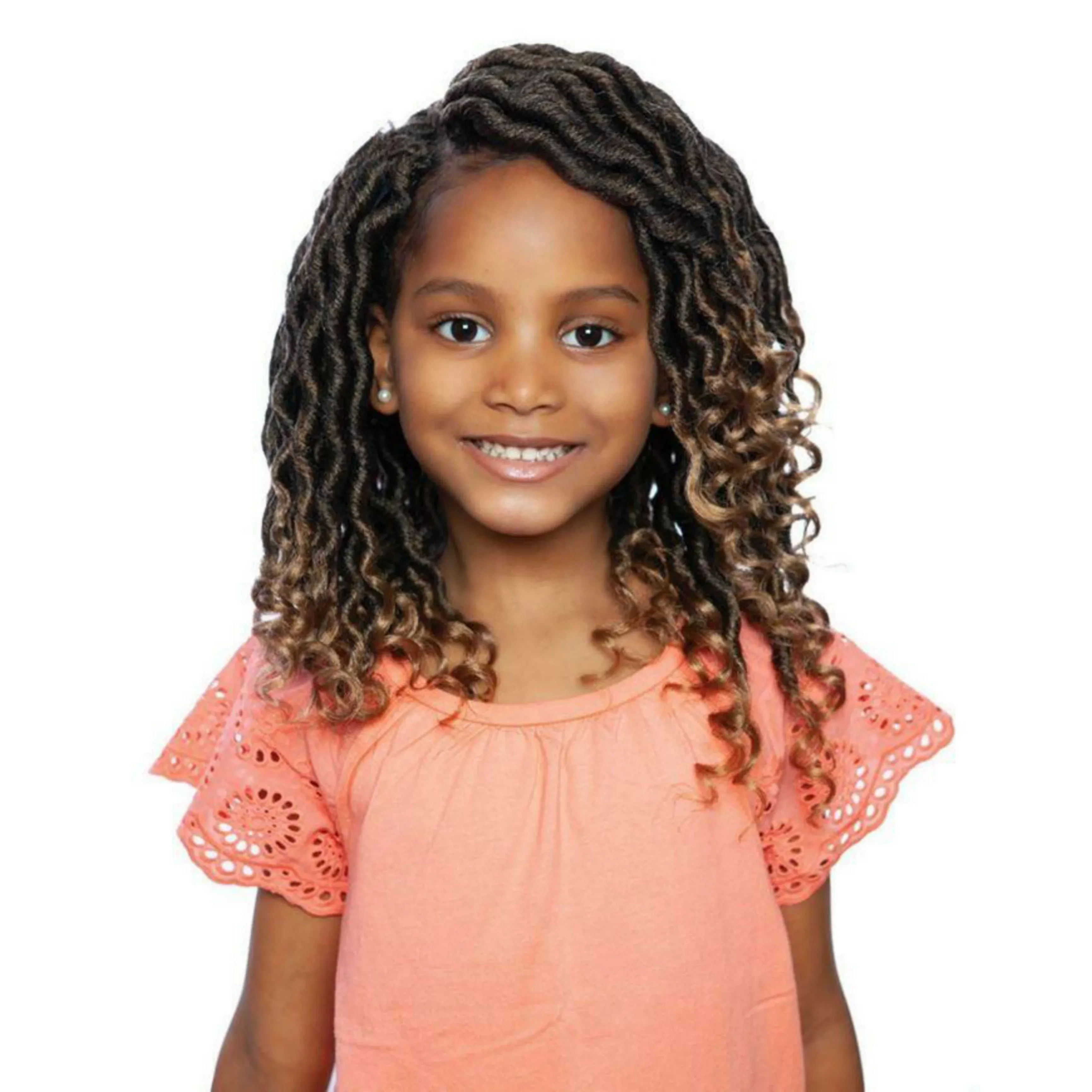 (10") Afri-Naptural Kids Locs - Nini Wavy Goddess Locs