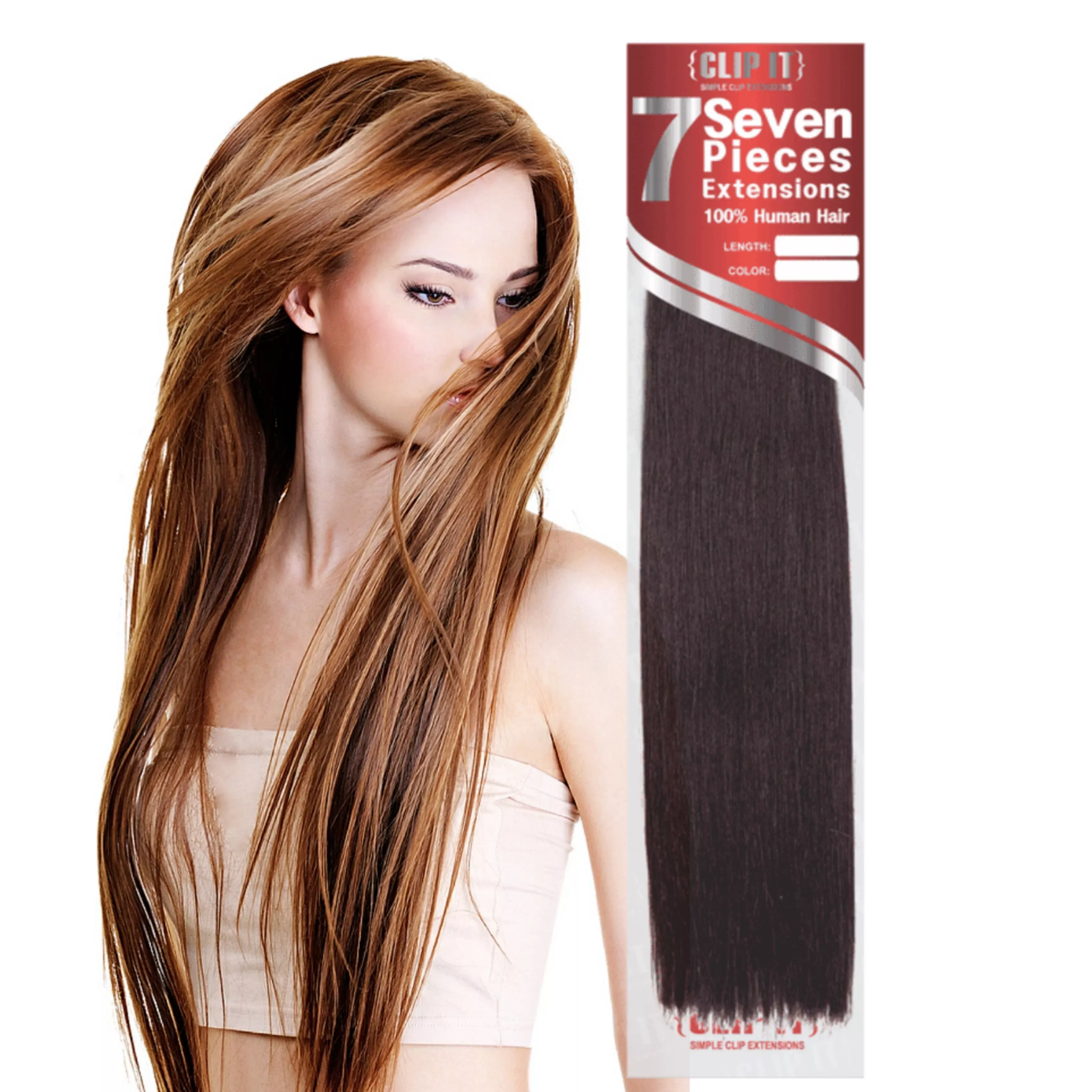 (10") Amy Clip It 7pc Clip-In Extensions
