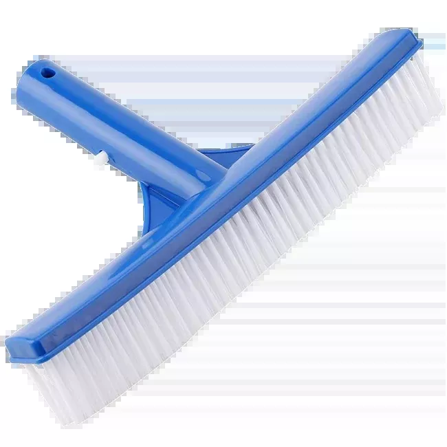 10" Plastic Swimming Pool Wall Brush – Durable & Effective Pool Cleaning Tool