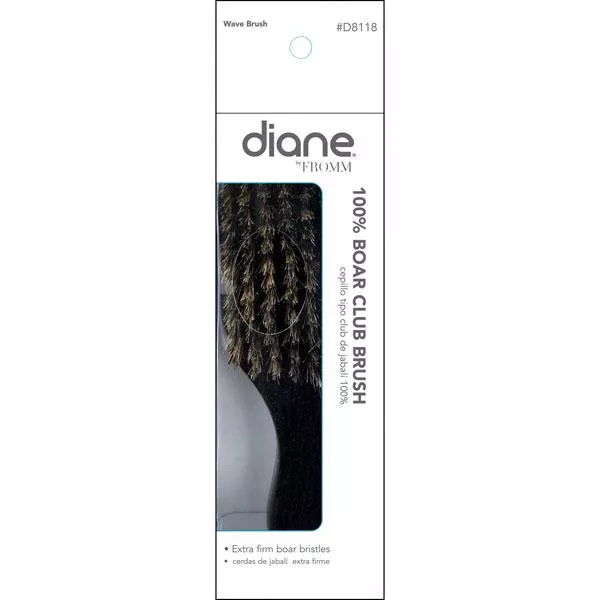 100% Medium boar Club brush 8 row 7"