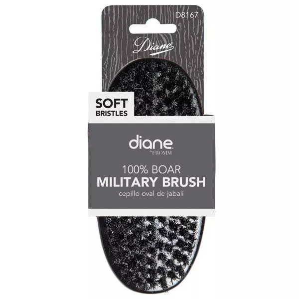 100% Soft boar Military brush 9 row 5"