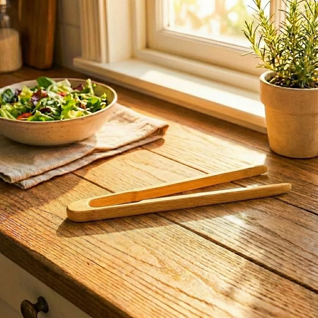 12" Bamboo Tong |Kitchen Bestseller