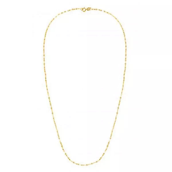 14k Yellow Gold Alternate Valentino Chain (1.40 mm)