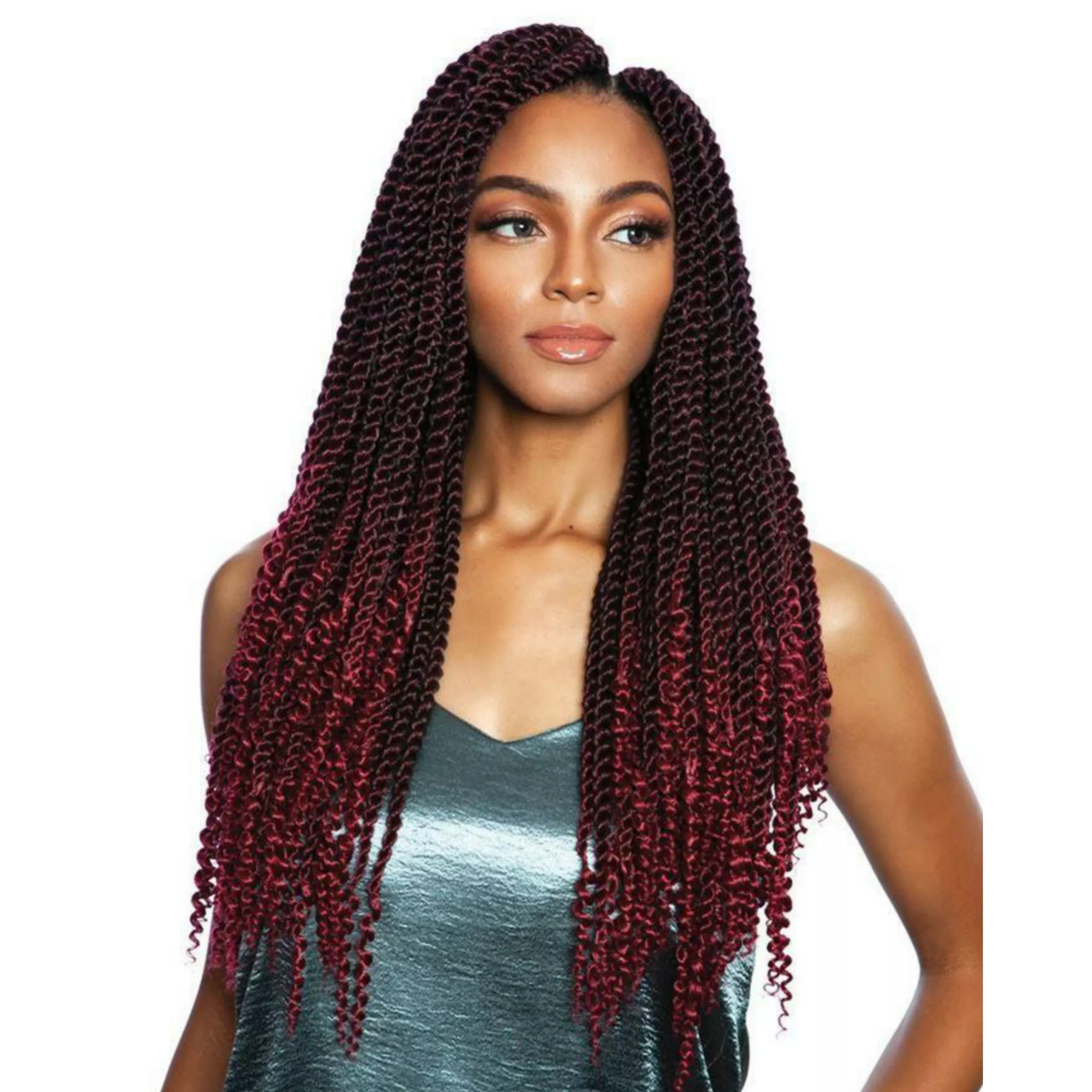 (18") Afri-Naptural 3x Coily Ends Senegal Twist
