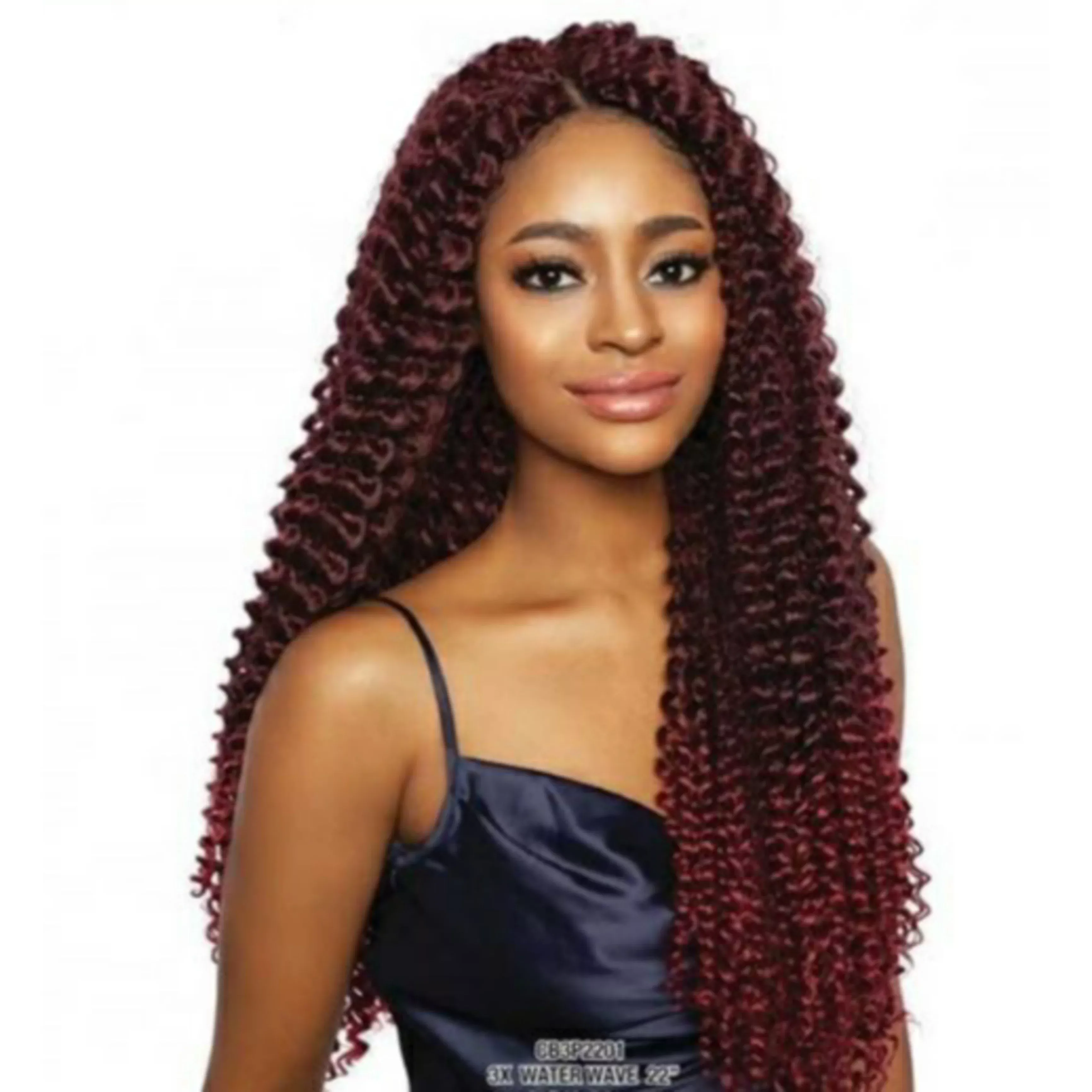 (22") Afri-Naptural 3x Caribbean Water Wave