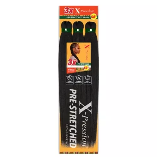 3X X-Pression Prestretched Braid 58"