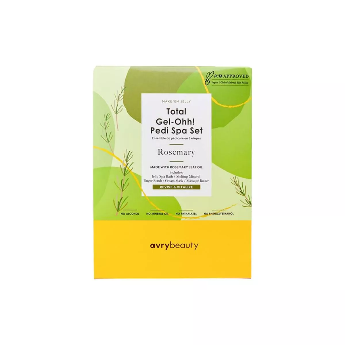 5 Step Pedi Kit - Rosemary