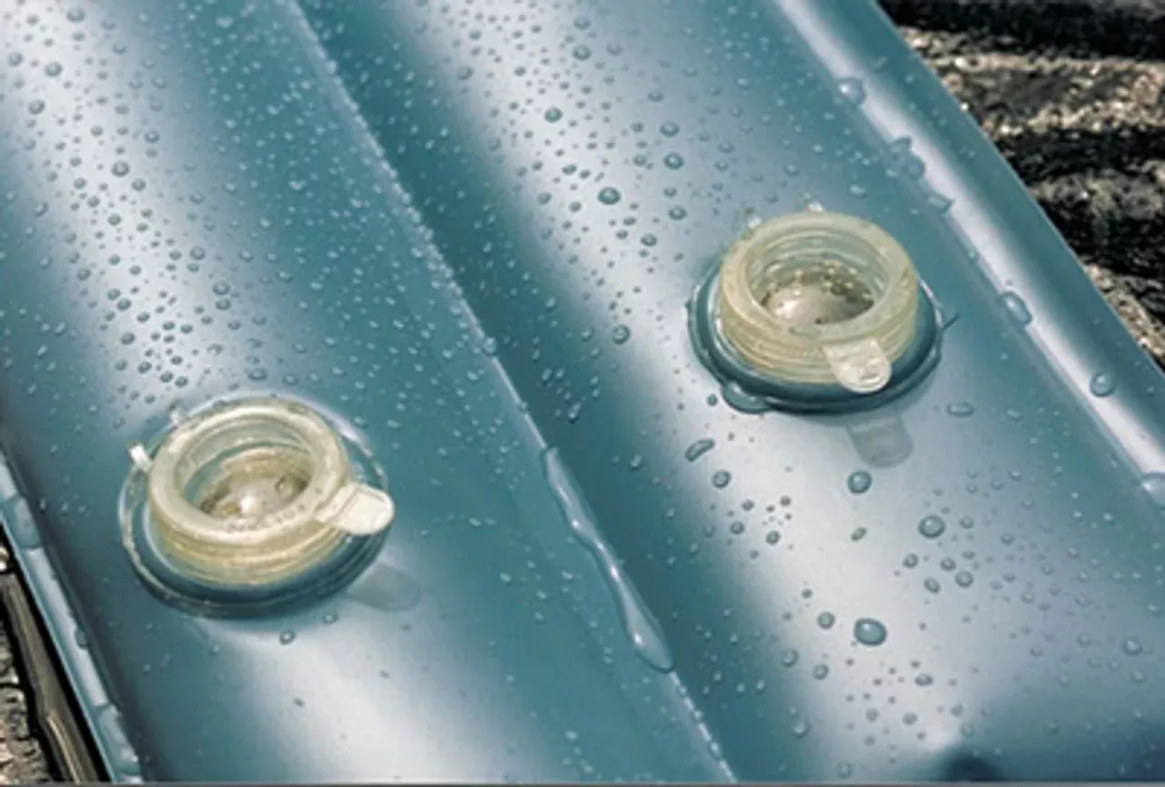 8' Heavy-Duty Double Blue Water Tube | Secure Your Winter Pool Cover