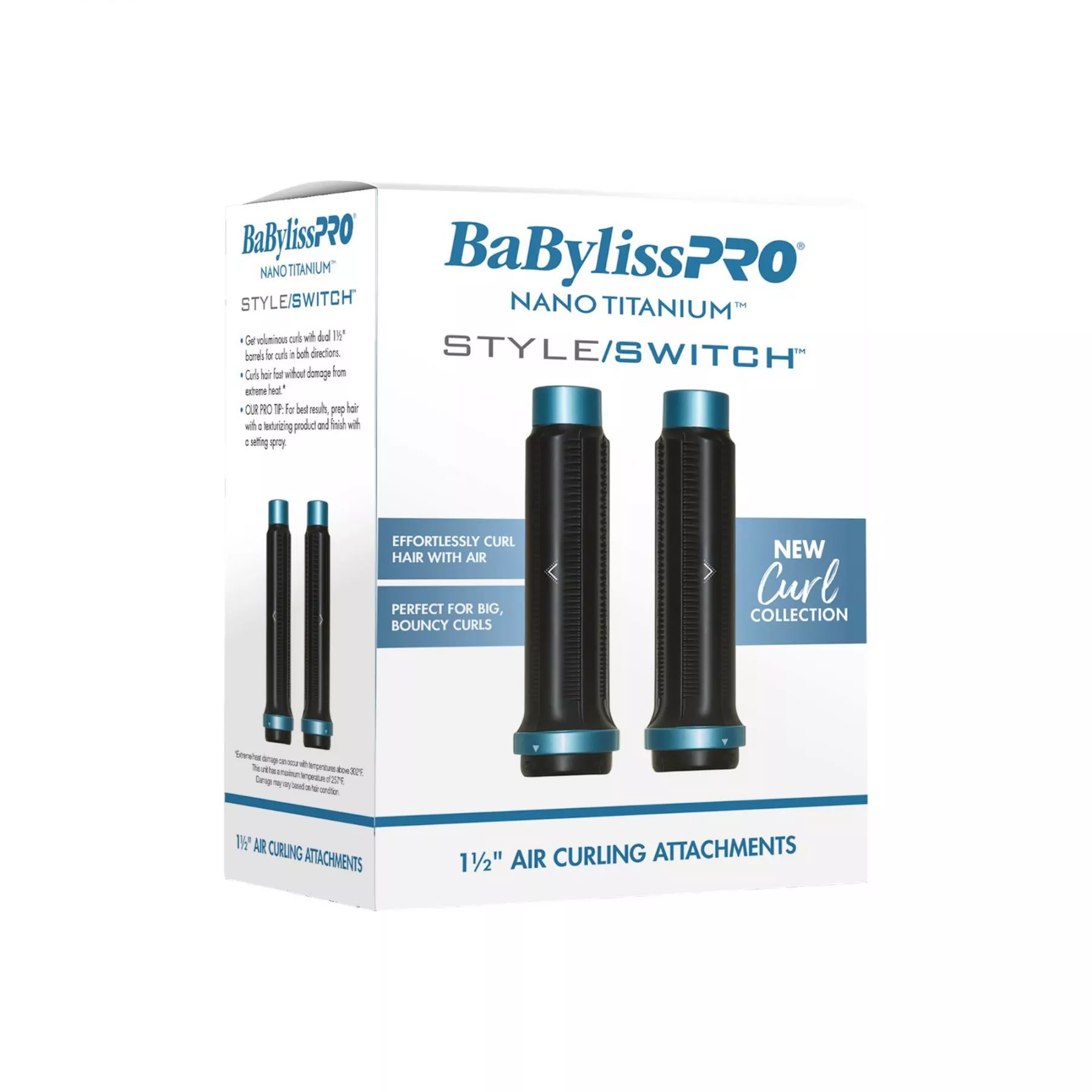 Air Curling Attachments 1-1/2" - Style/Switch