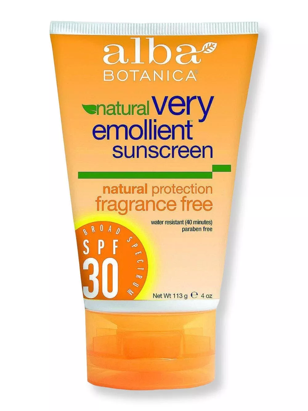 Alba Botanica Very Emollient SPF 30 Fragrance Free