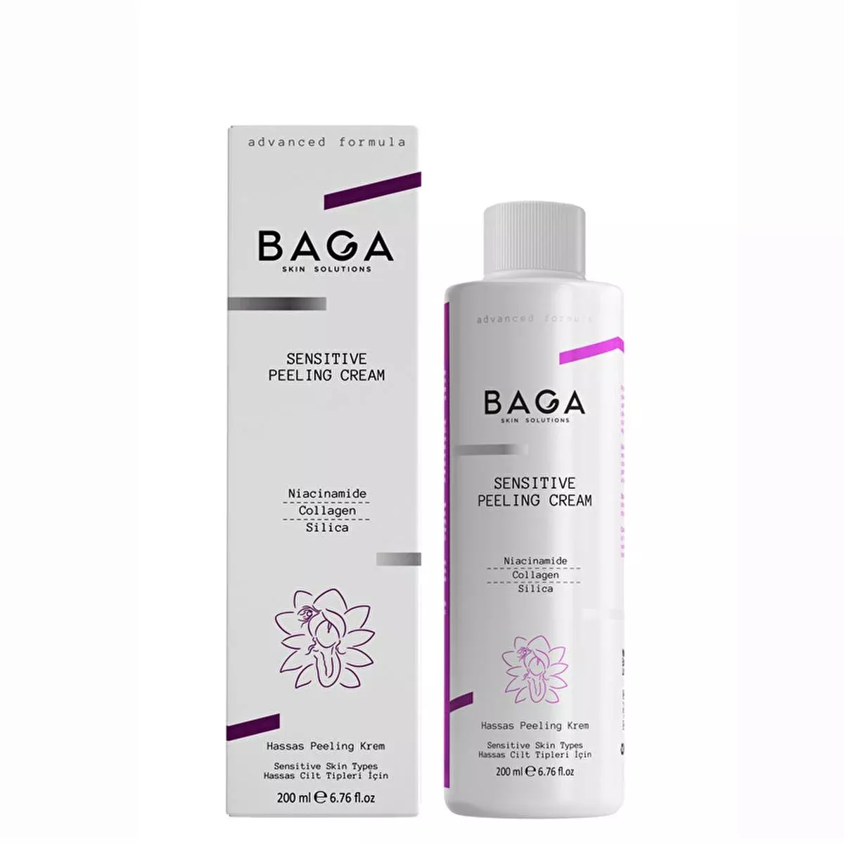 Baga Exfoliating Cream - Anti-Acne, Moisturizing & Brightening Skincare Product