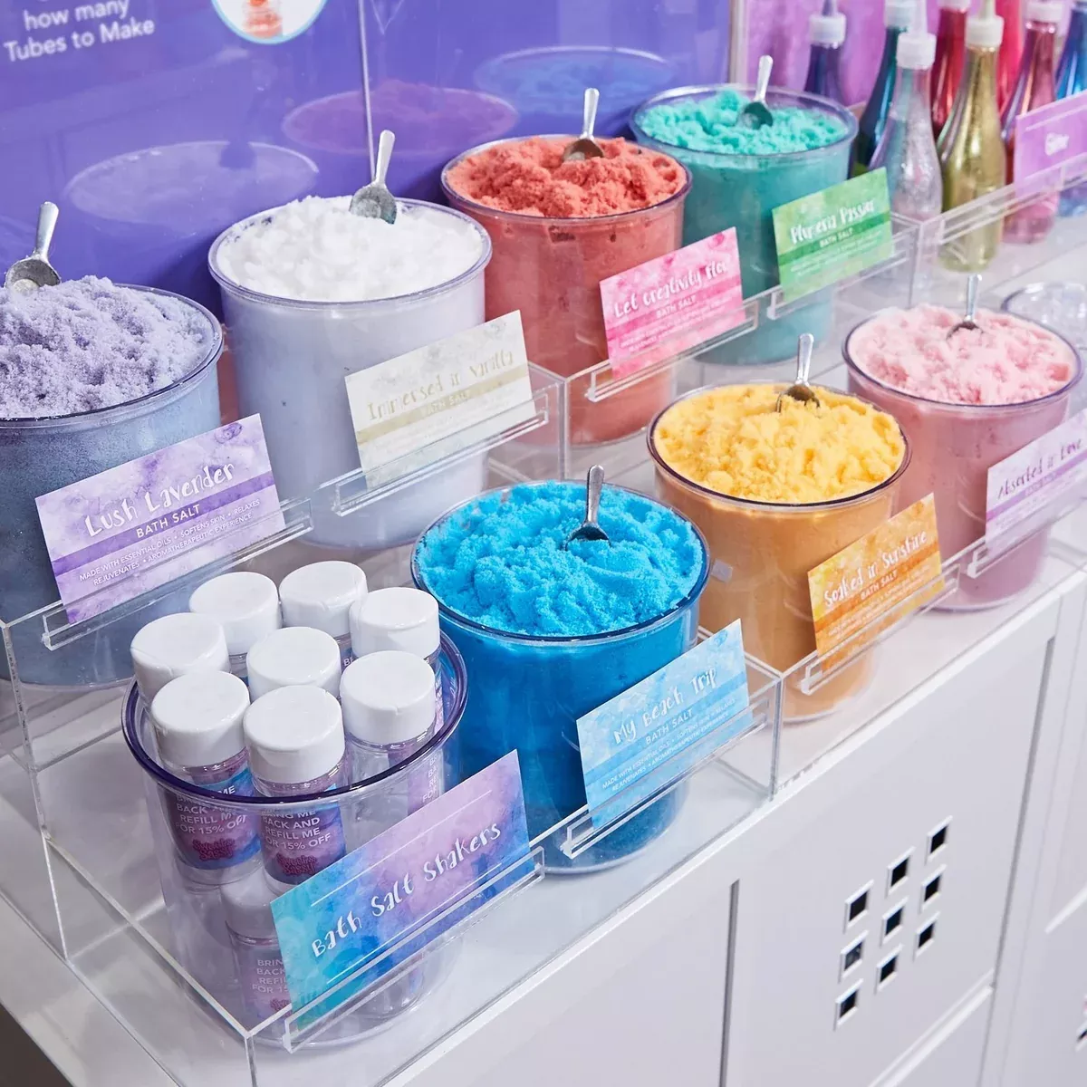 Bath Salt Labels and Signage