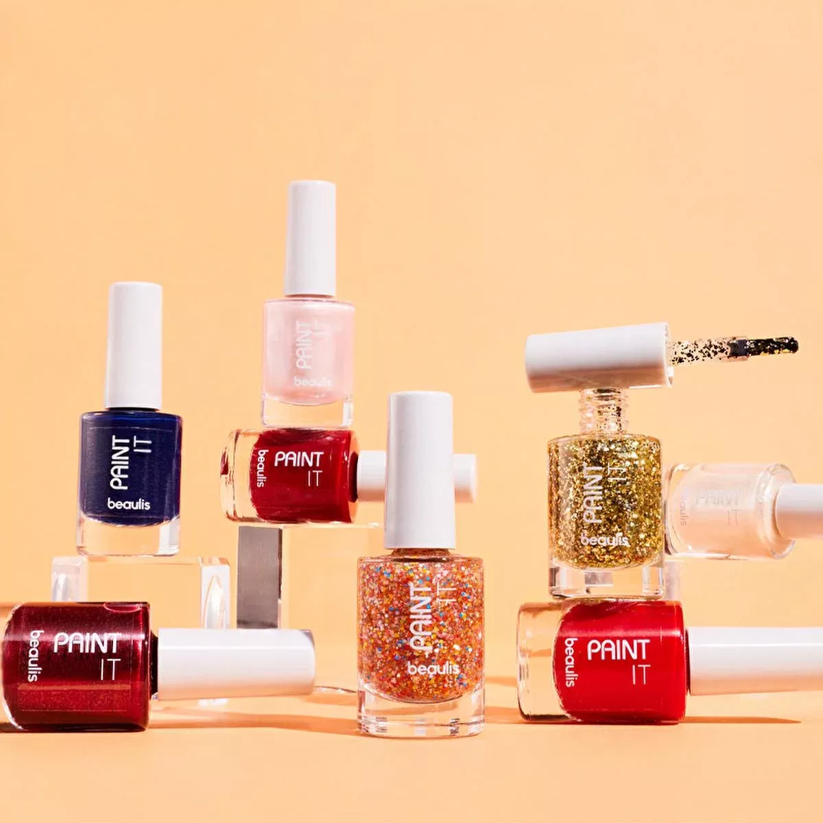 Beaulis Dynamic Rose Nail Polish - Long-Lasting Vibrant Color for Trendy Nail Art