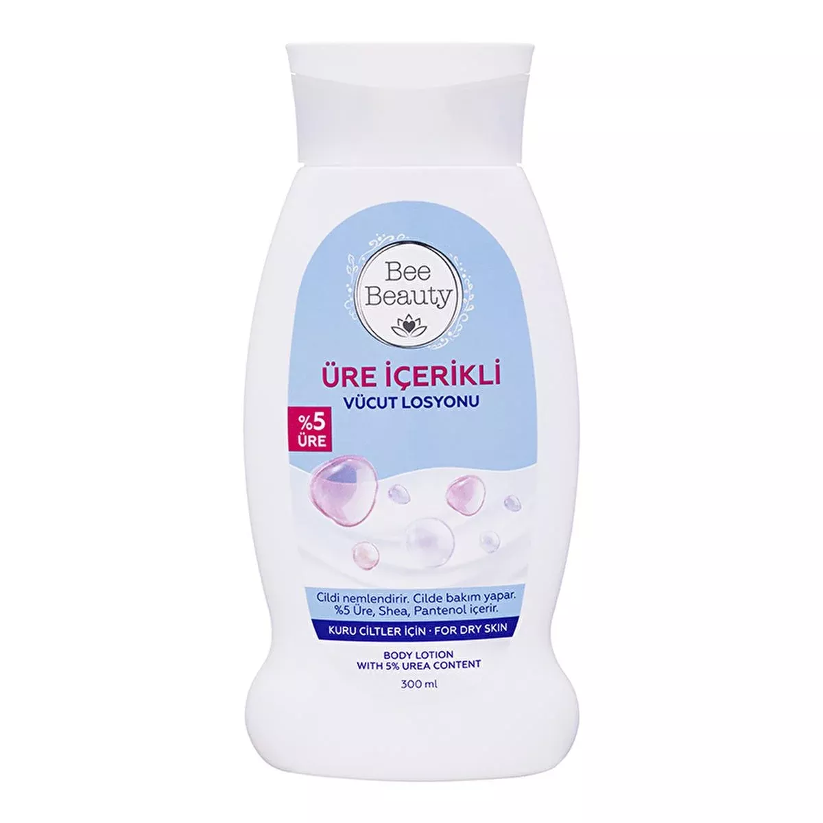 Bee Beauty Urea Body Lotion - 300ml Moisturizing Lotion for Dry Skin with Shea Butter & Panthenol