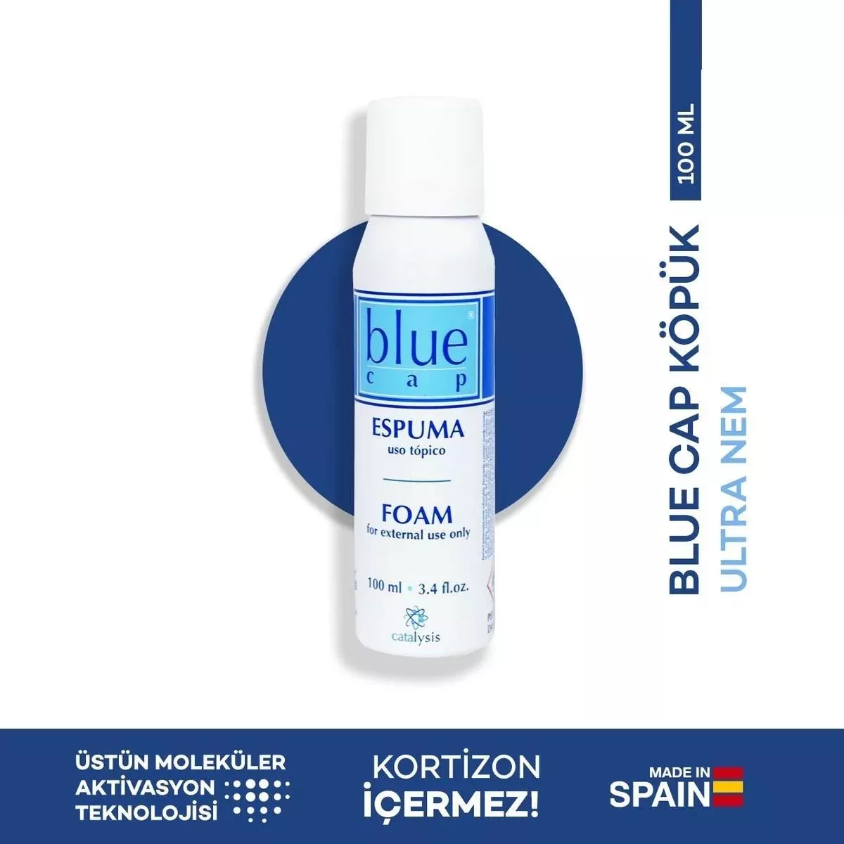 Blue Cap Foam - Ultra Hydrating Solution | 100 ml