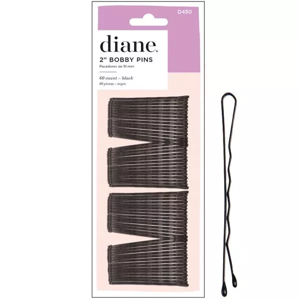 Bob pins black 2" - 60/pack
