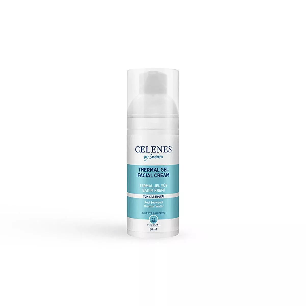 Celenes Thermal Face Cream - Hydrating, Anti-Aging, Paraben-Free Moisturizer for All Skin Types