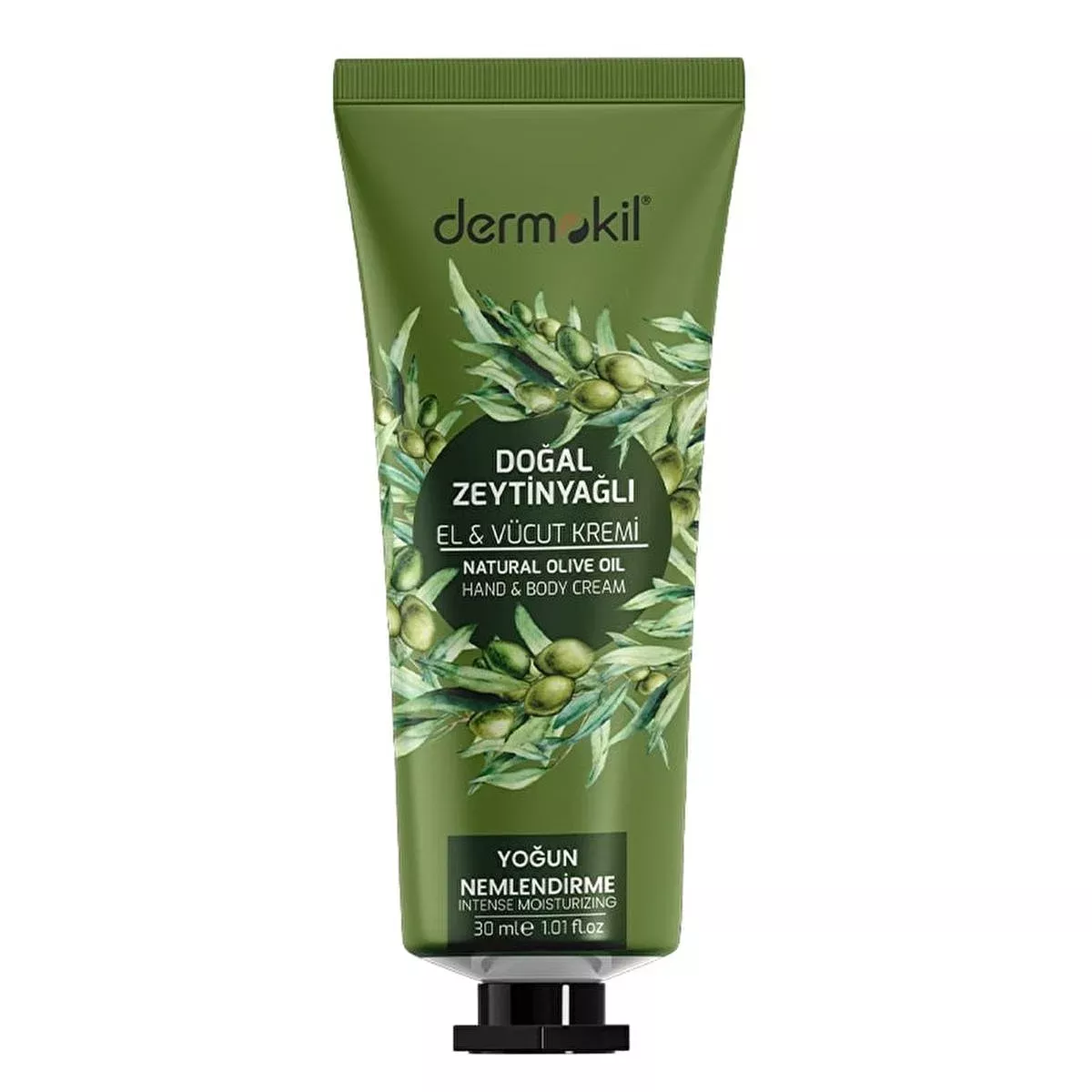 Dermokil Natural Olive Oil Hand Cream - Moisturizing, Nourishing, and Protecting Dry Hands