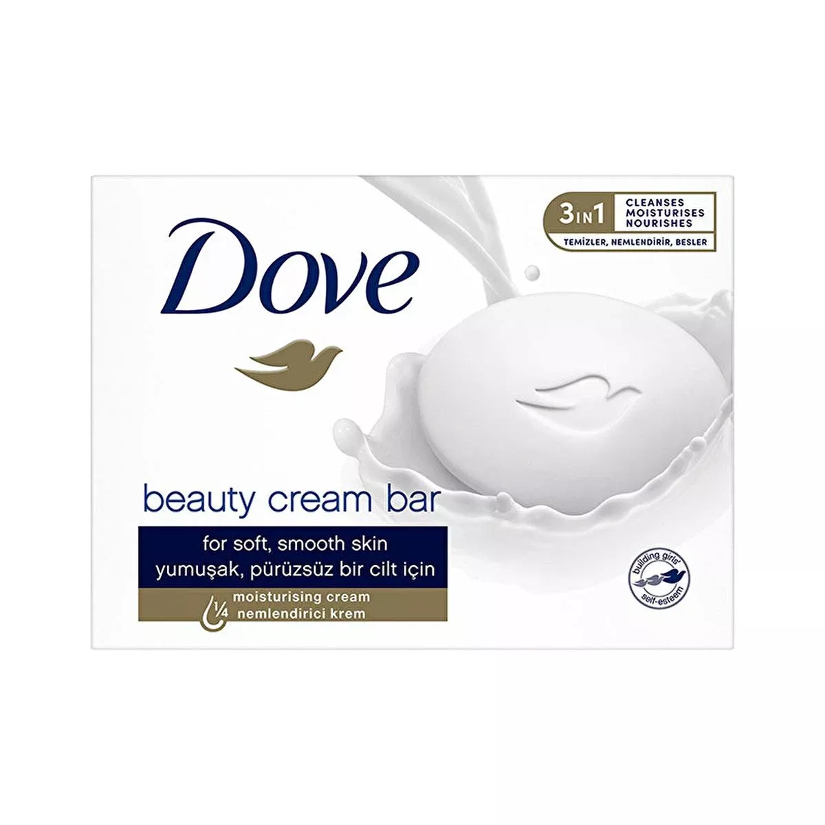 Dove Beauty Cream Bar Original - Moisturizing Sulfate-Free Soap for Soft Skin