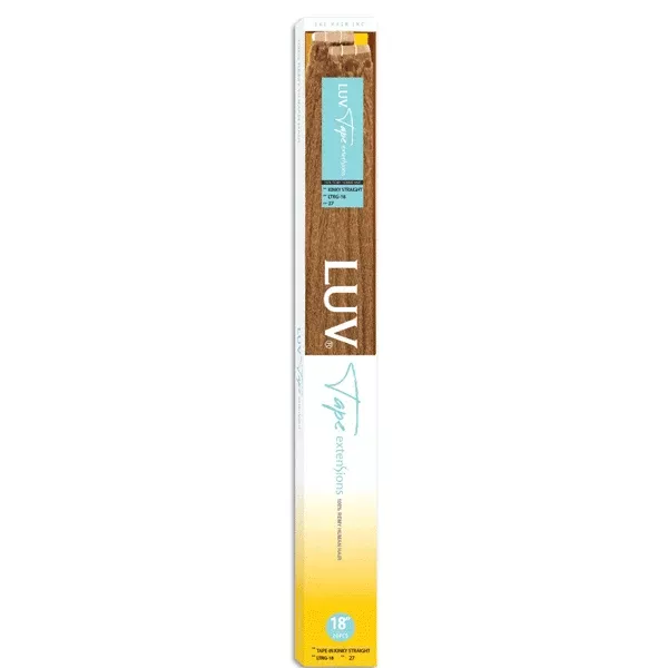 Eve Hair Luv Tape Extensions 20PCS Kinky Straight 22"