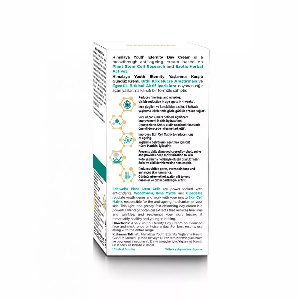 Himalaya Youth Eternity Anti-Aging Day Cream SPF15 - Reduces Fine Lines & Wrinkles, Moisturizes & Hydrates Skin