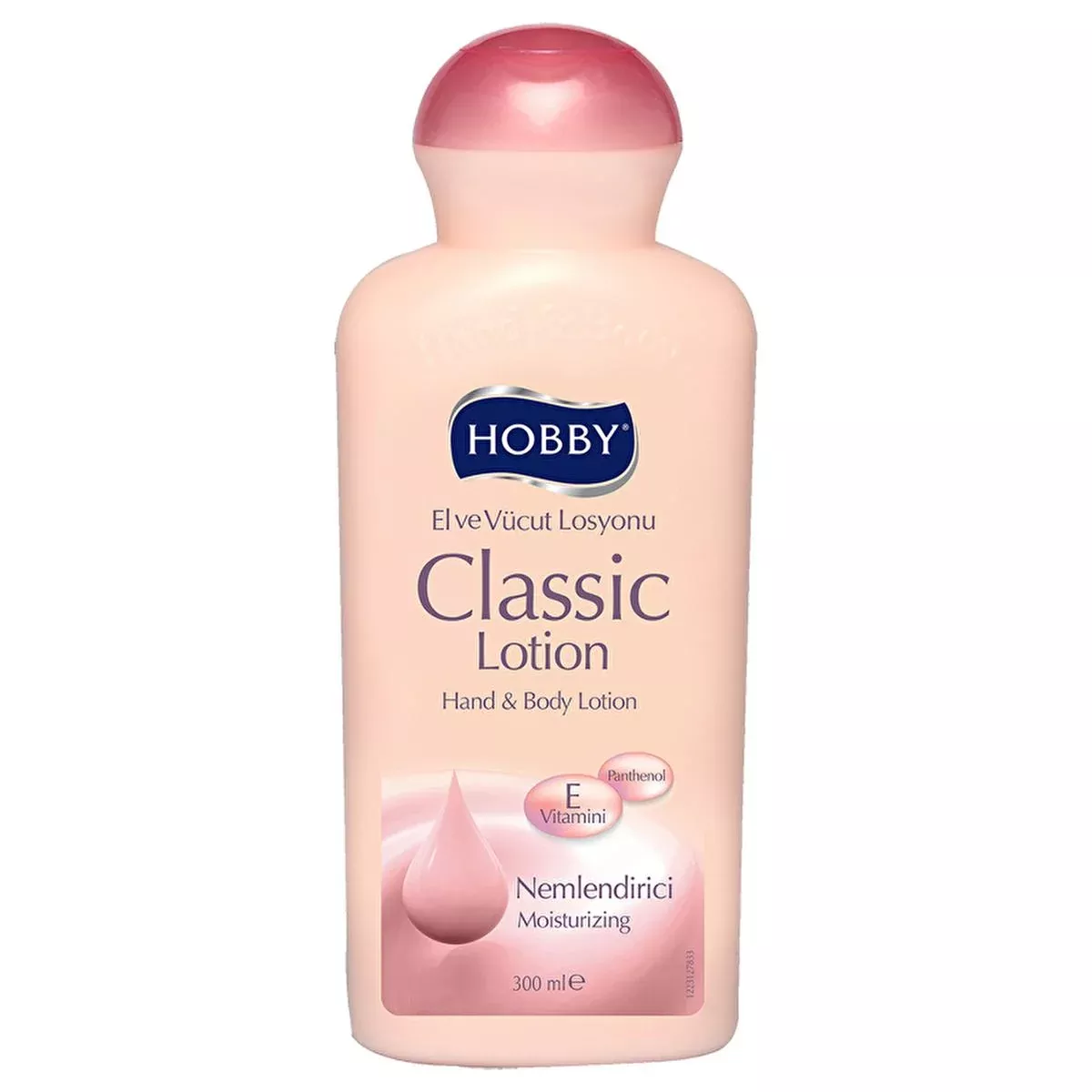 Hobby Classic Moisturizing Hand and Body Lotion - Non-Greasy Hydration with Panthenol & Vitamin E
