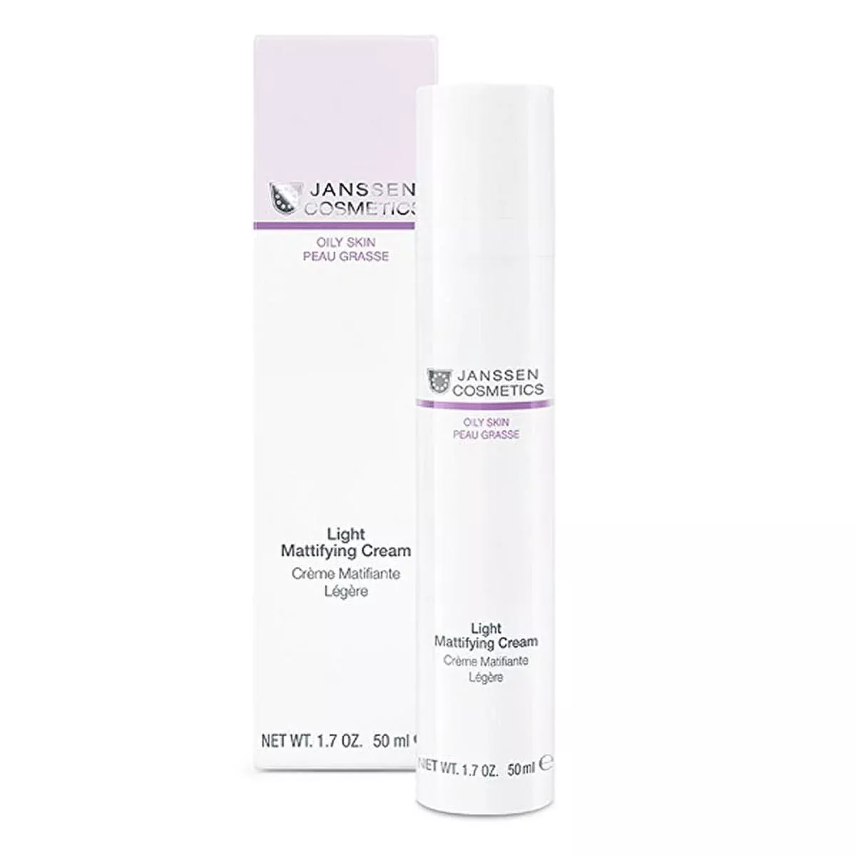 Janssen Cosmetics Mattifying Moisturizing Cream for Oily Skin - Sebum Control, Hydrating Face Cream with Natural Ingredients