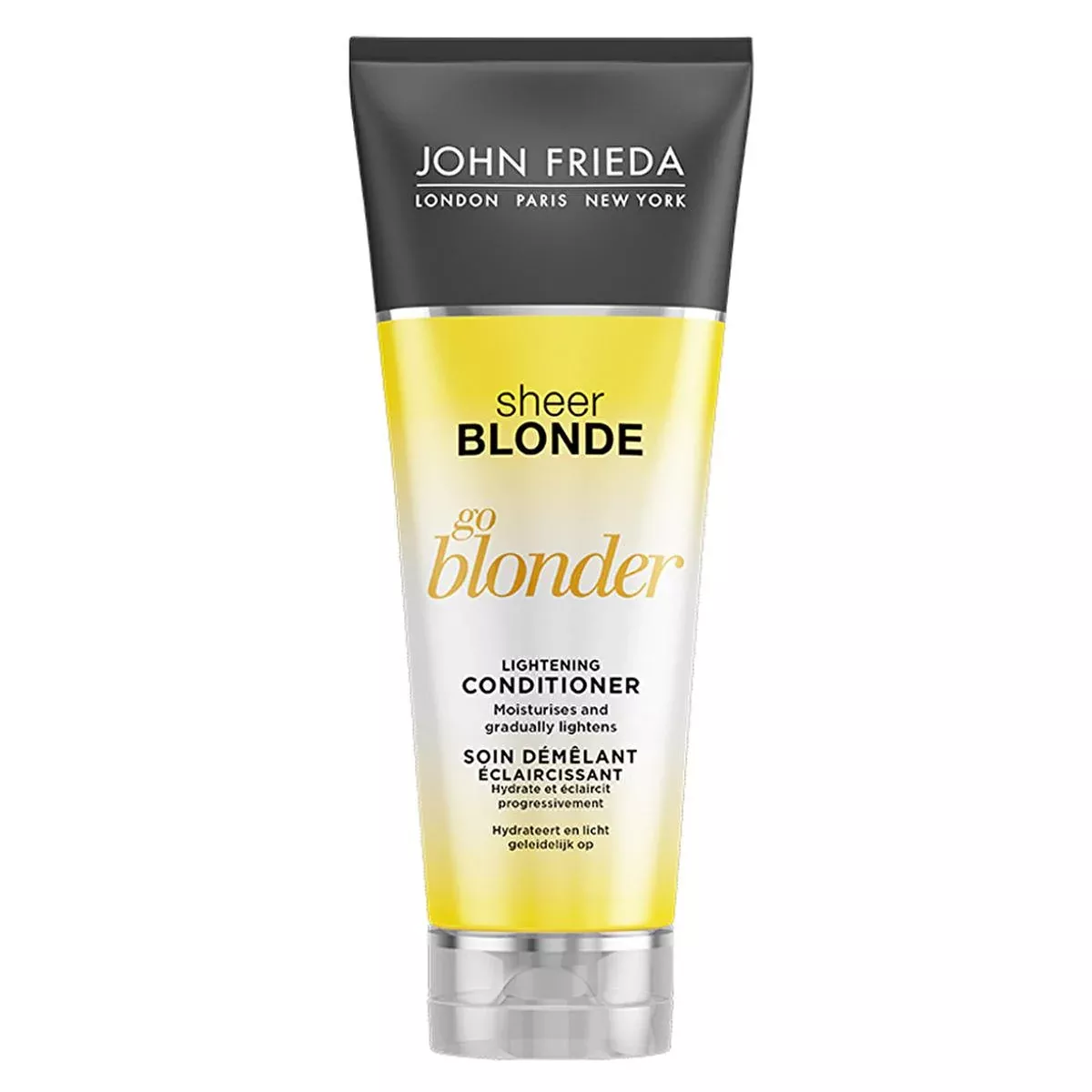 John Frieda Go Blonder Blonde Hair Care Product - Ammonia-Free, Peroxide-Free, Daily Moisturizer for Sun-Kissed Hair Effect