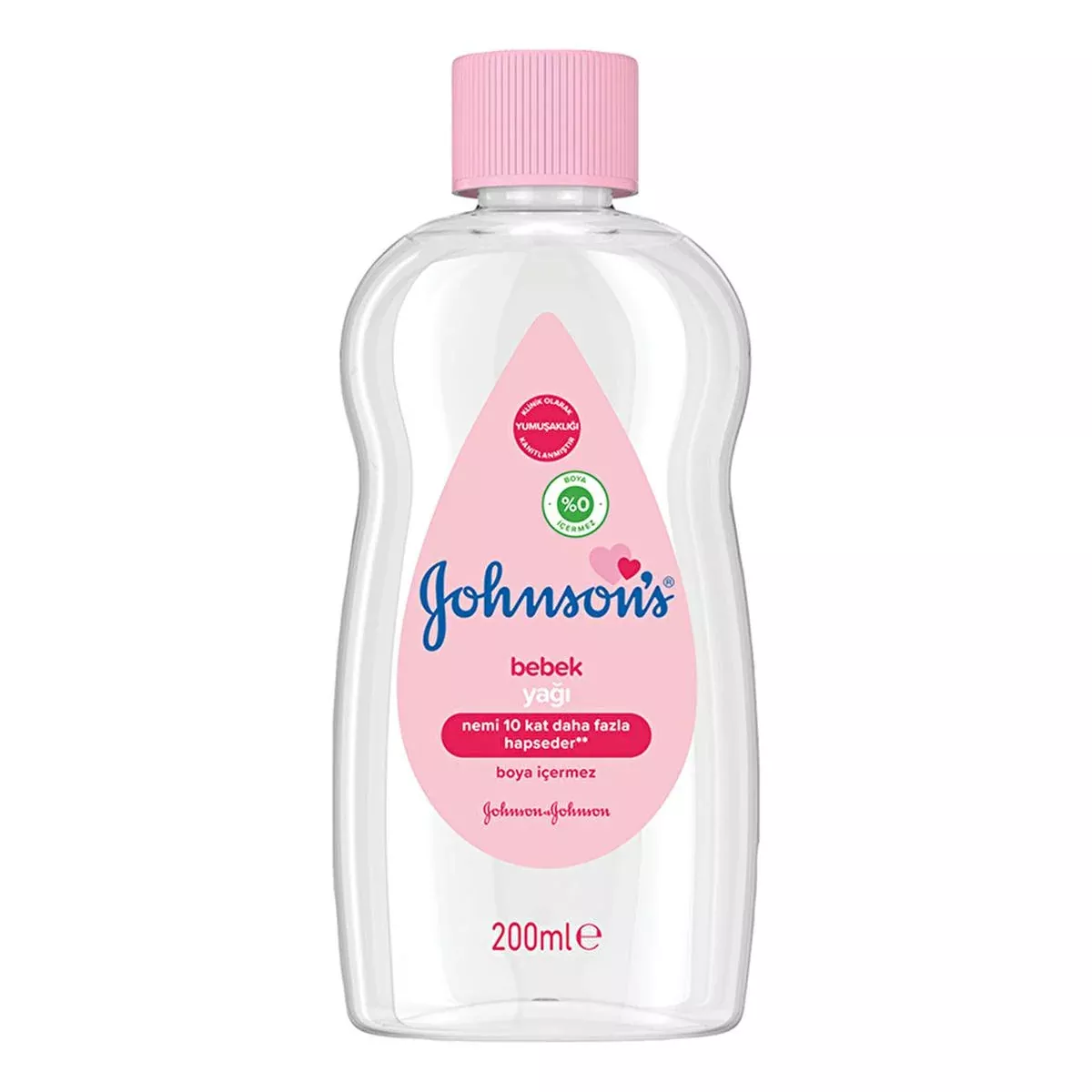 Johnson's Baby Oil, Hypoallergenic & Dermatologist-Tested Baby Care - 6.76 fl oz
