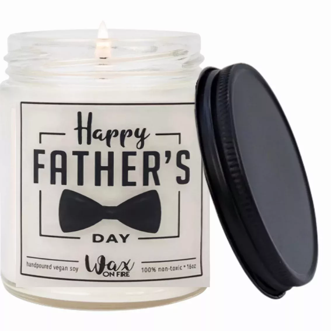 Lovery Fathers Day Vanilla Scented Candle Gift, 10oz Soy Wax