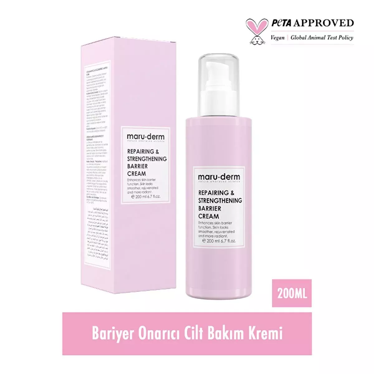 Maruderm Ceramide Skin Care Cream - Paraben-Free, Fragrance-Free Moisturizer with Hyaluronic Acid & Niacinamide