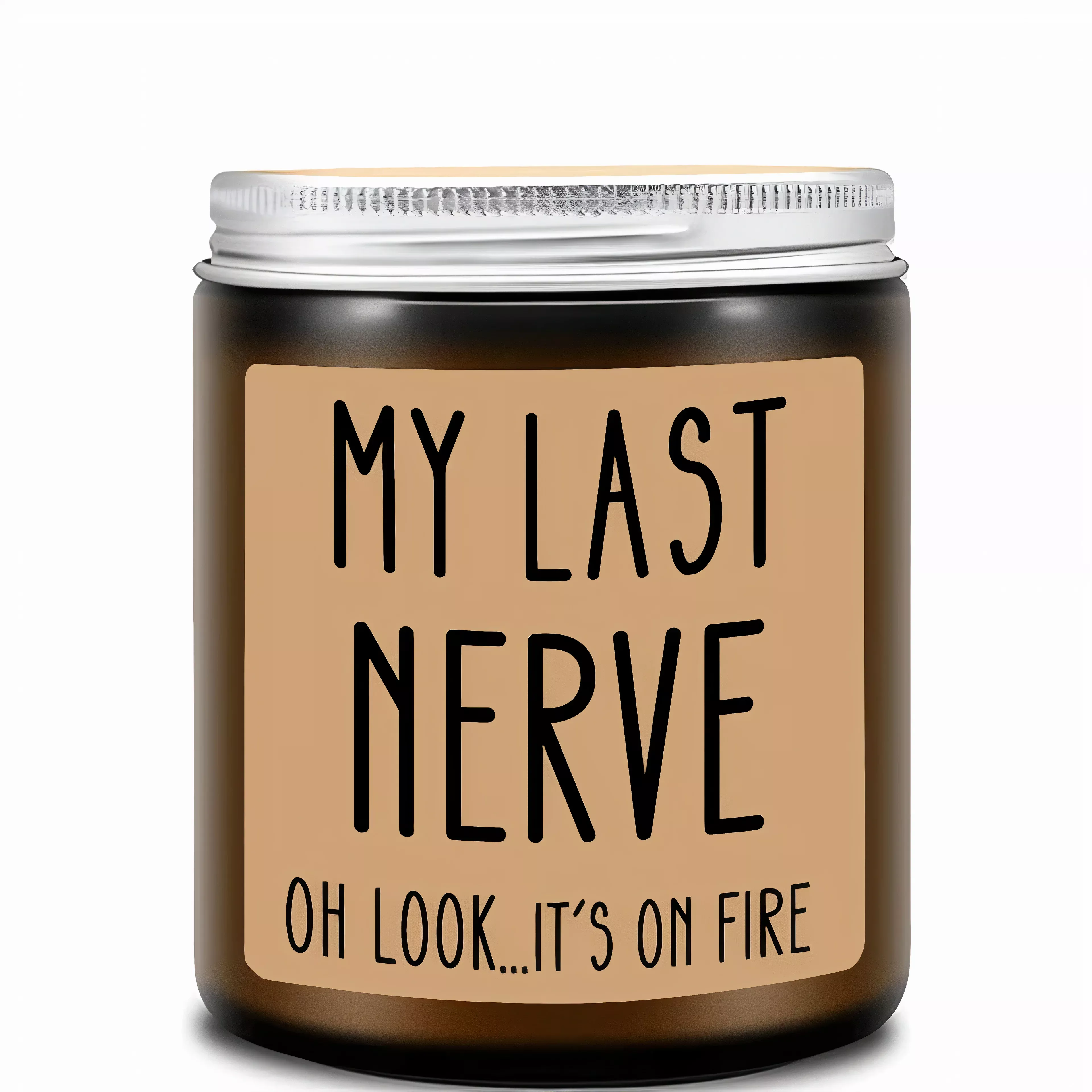 "My Last Nerve Candle" - 9oz Lavender Scented Valentine's Day Soy Wax Candle