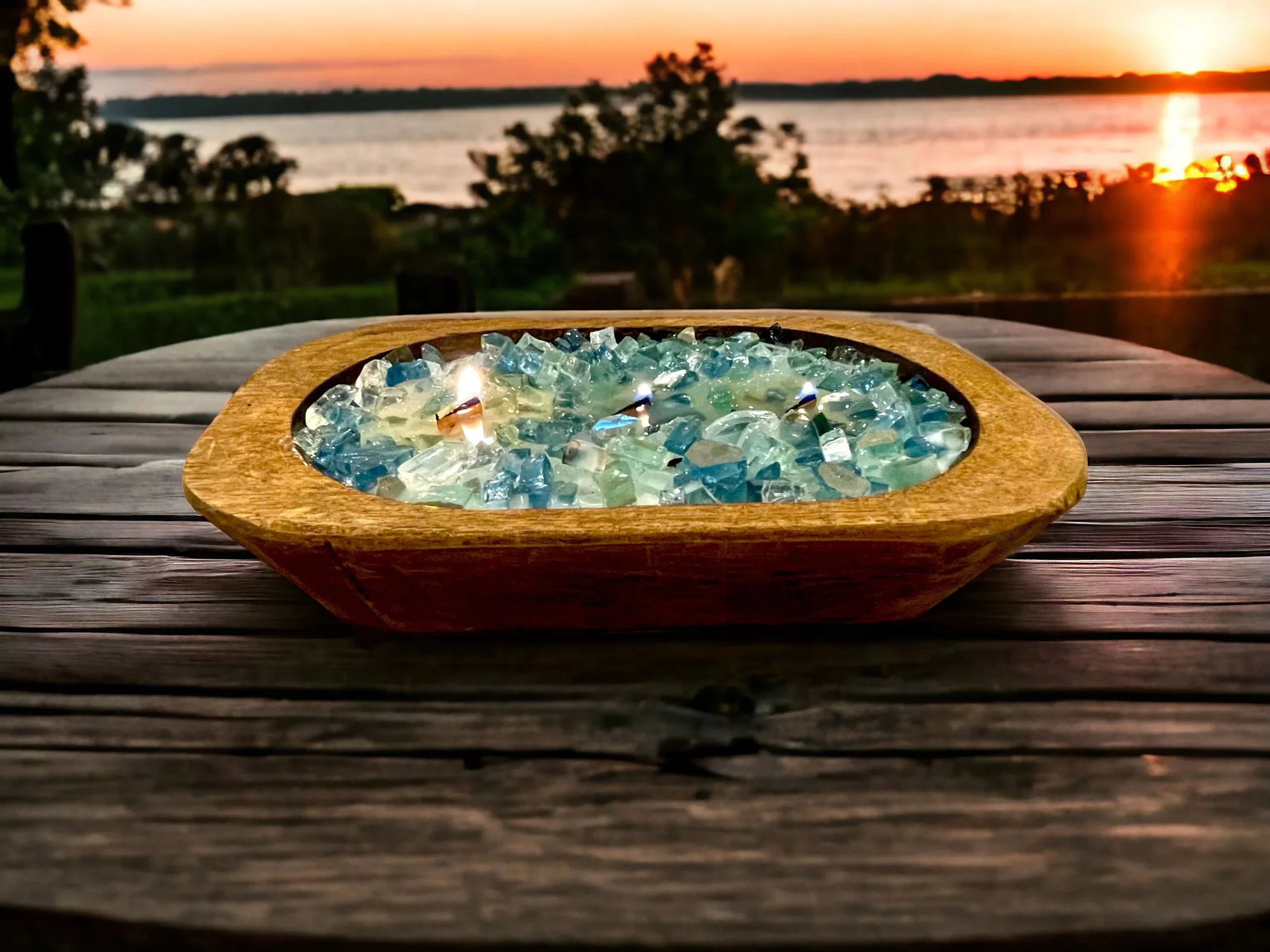 The Original Fire Pit Dough Bowl Candles