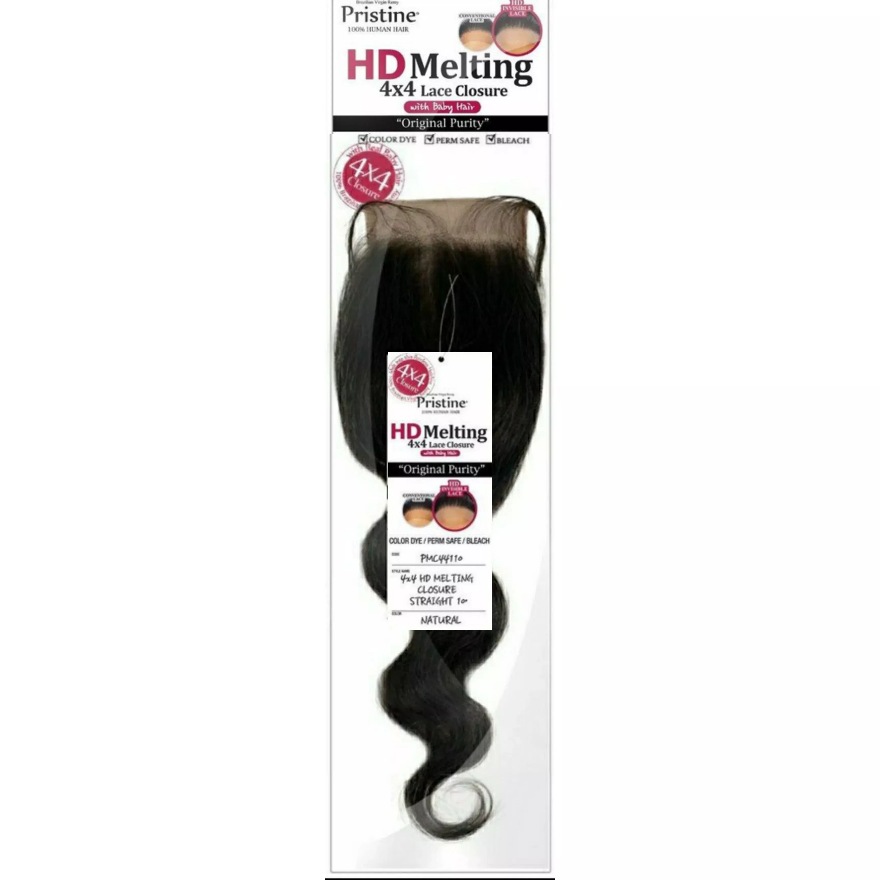 Pristine HD Melting 4×4 Lace Closure w/ Baby Hair (Body Wave)