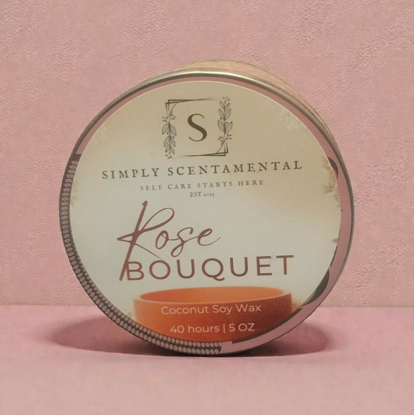 Rose Bouquet Soy Candle
