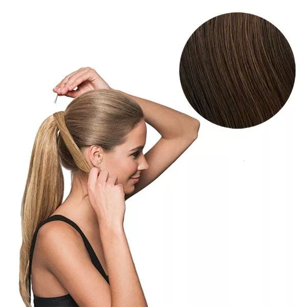 Simply Straight Pony 18" - R6/30H Chocolate Copper