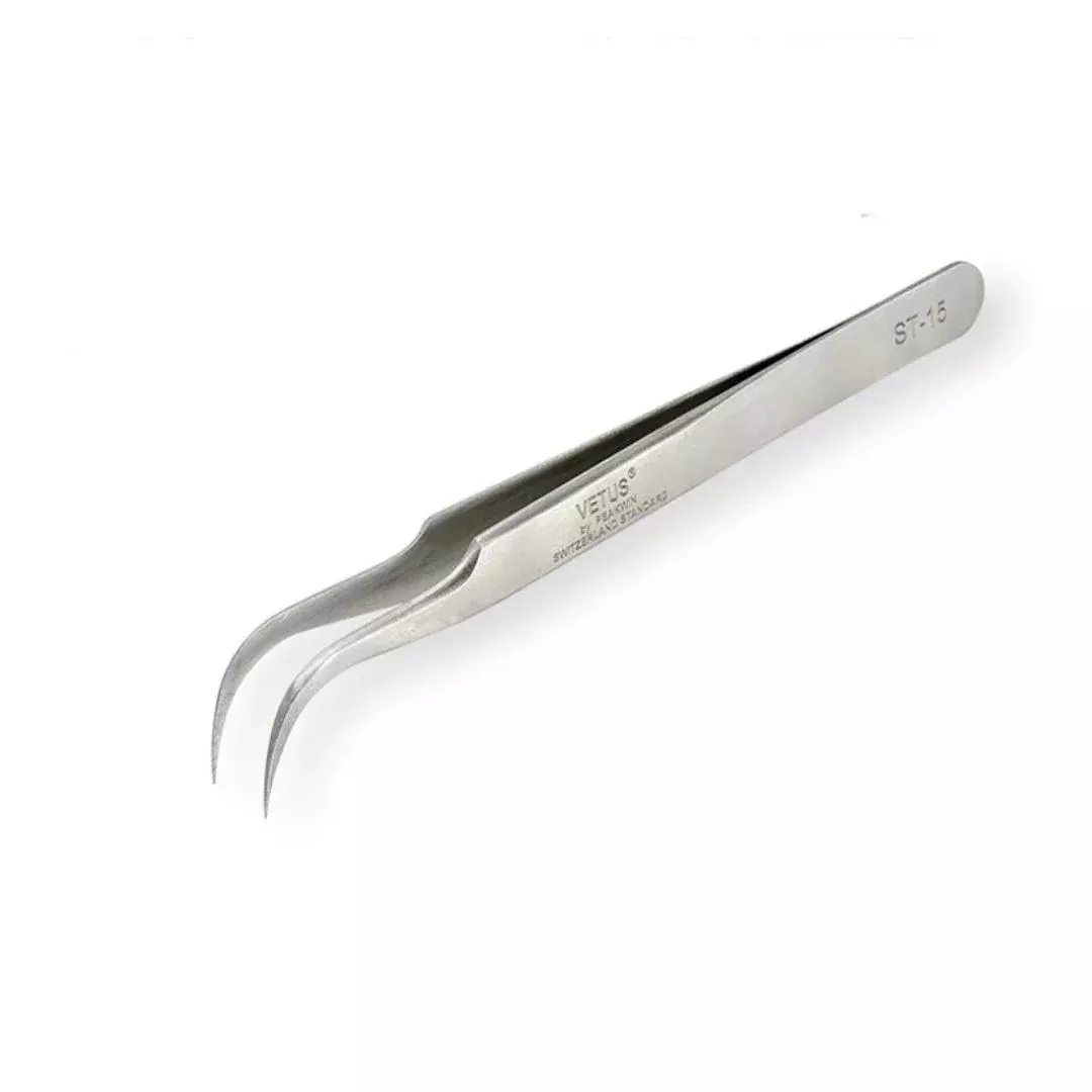 Vetus ST 15 Curved Eyelash Extension Tweezers