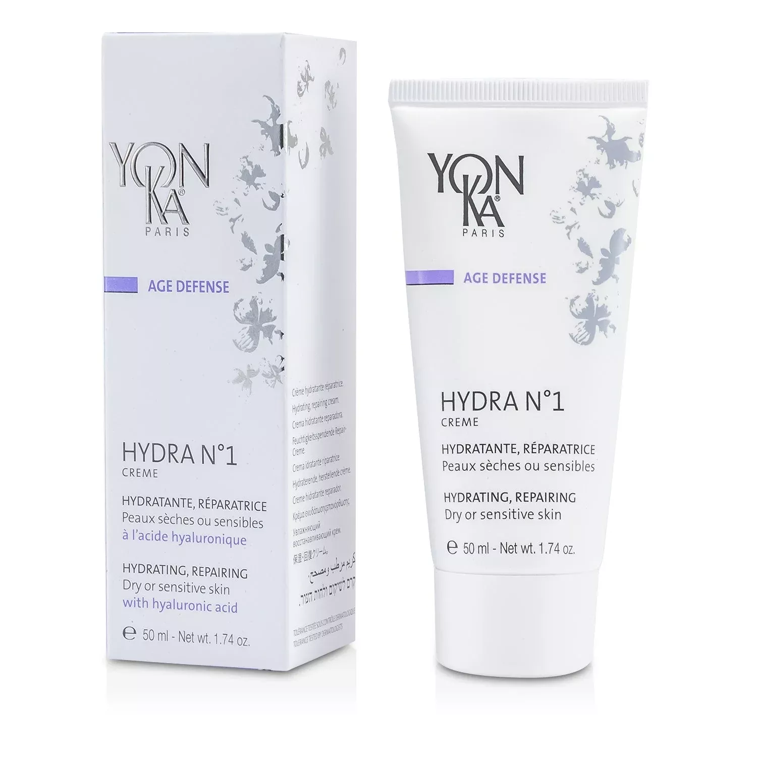 Yonka Age Defense Hydra No.1 Creme With Hyaluronic Acid - Hydrating, Repairing (Dry Or Sensitive Skin)50ml/1.74oz
