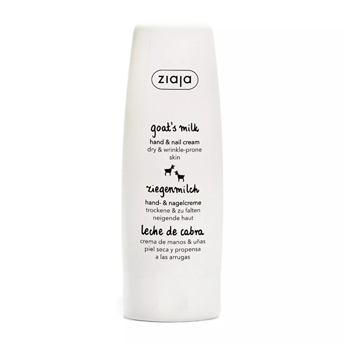 Ziaja Goat's Milk Hand and Nail Cream - Natural Moisturizer for Dry Skin, Vegan & Eco-Friendly